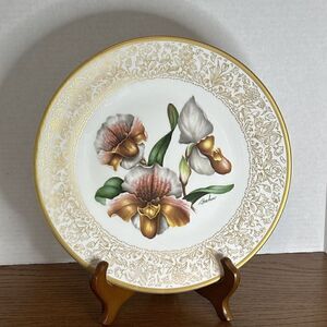 BOEHM Flowers of The World "Edward Marshall Boehm Orchid" Large Plate 1979